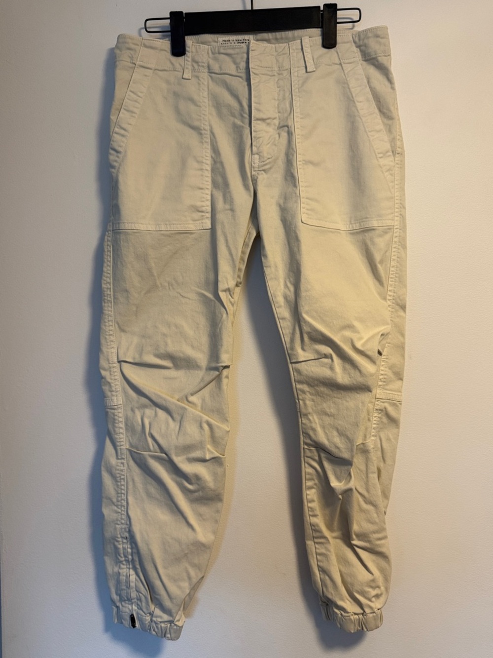 Nili Lotan Eggshell French Military Pants